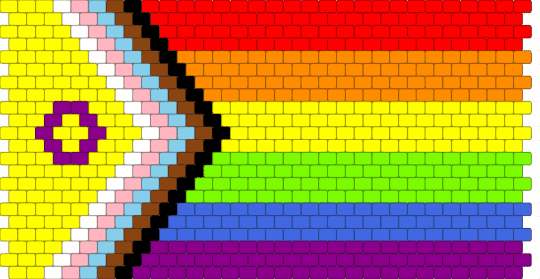 Pride Flag Peyote!! - yellow,pink,red,pride,lgbtqia,scene,antizoo,therian,gay