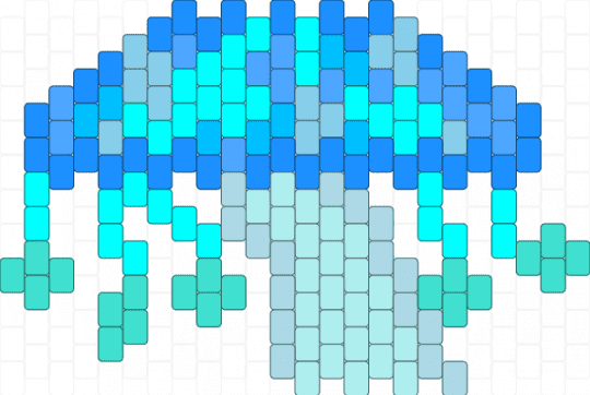 Mushroom :D - light blue,mushroom,blue,glow,silly