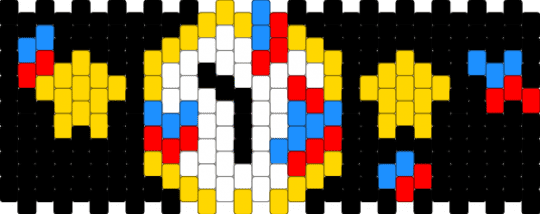 Distorted clock!! - black,yellow,cotddistortion,clock,time,distortion