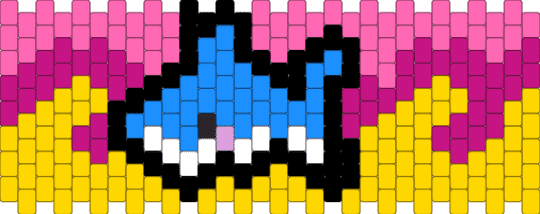 Shark!! - yellow,pink,shark,silly,cute