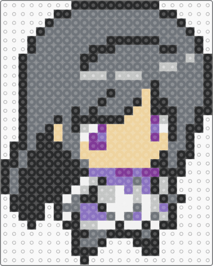 Chibi Homura - gray,madoka magica,homura,puella magi madoka magica,chibi,anime