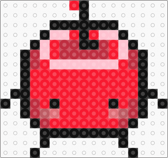 Red Junimo - red,junimo,stardew valley,stardew,simple,easy