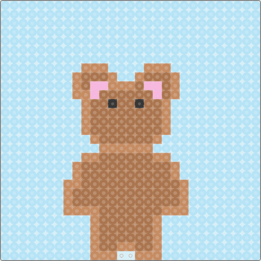 Teddy bear - light blue