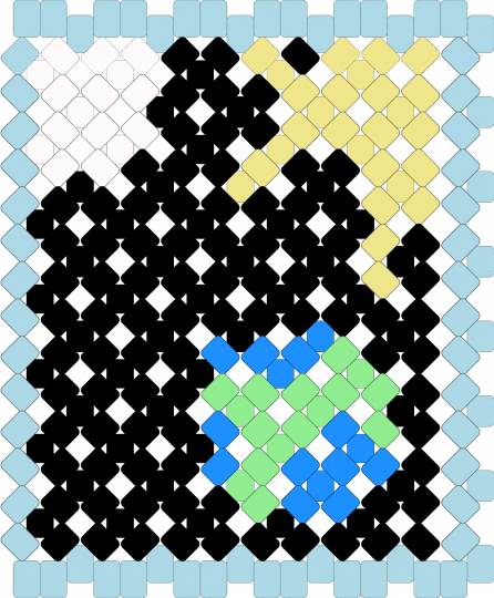 space poster - light blue