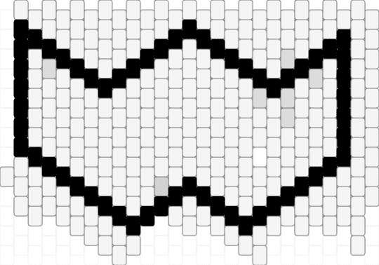 Mask template - white