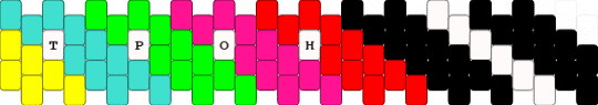 The Property of Hate - light blue,green,pink,red