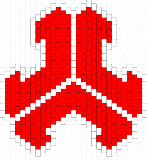 Defqon.1 Logo - white,red