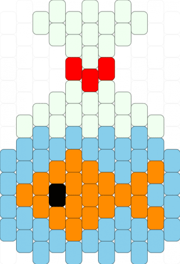 Fishie - light blue,orange