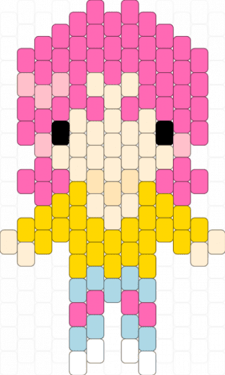 Pony Bead Romance - pink,beige,romance saja,saja boys,kpdh,kpop demon hunters