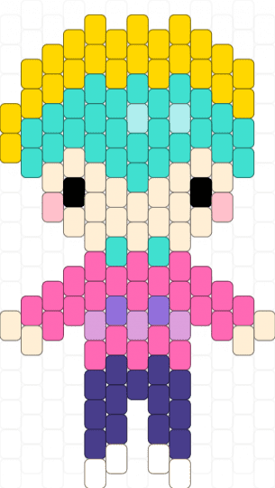 Kandi Baby Saja - yellow,light blue,pink,baby saja,saja boys,kpdh,kpop demon hunters