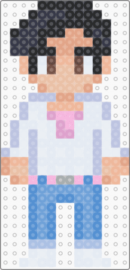 Jinu Kpop Demon Hunters - light blue,pink,beige
