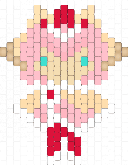 Strawberry Crepe Cookie - beige,pink,strawberry crepe cookie,strawberry crepe,scc,cookie run,cookie run kingdom,crk
