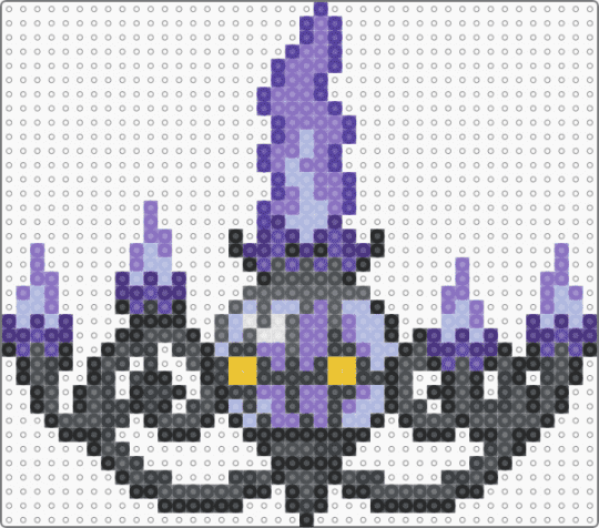Chandelure Small V2 - blue,gray,purple,chandelure,pokemon,pkmn,small,mini