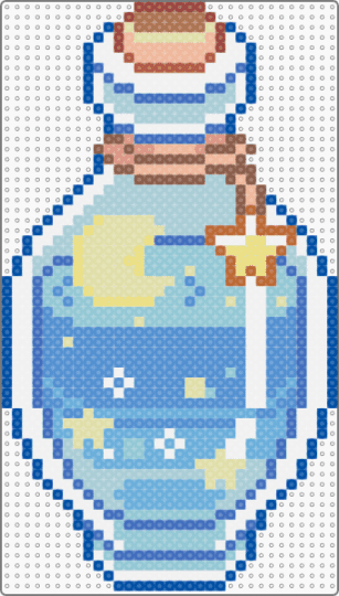Star Jar - blue,light blue,star,jar,pastel,moon,cute