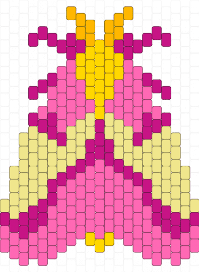 Rosy Maple Moth - yellow,pink,rosy maple moth,moth,maple moth,insect