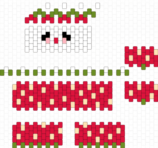 Clown Pattern - Strawberry - red,clown,3d,pattern,strawberry,fruit