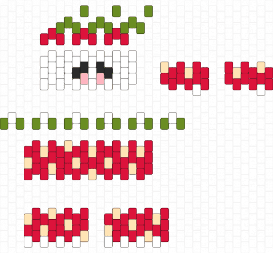 MINI 3D Clown Pattern - Strawberry - red,3d,mini,clown,strawberry,pattern,berry,fruit