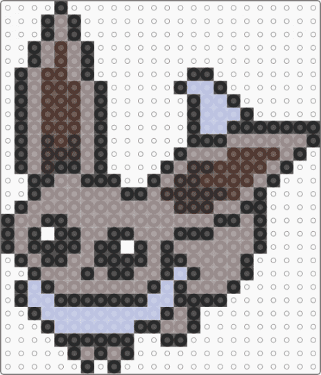 Babie Derp Eeebe SHINY - gray,derp,chibi,babie,baby,pokemon,pkmn,eevee