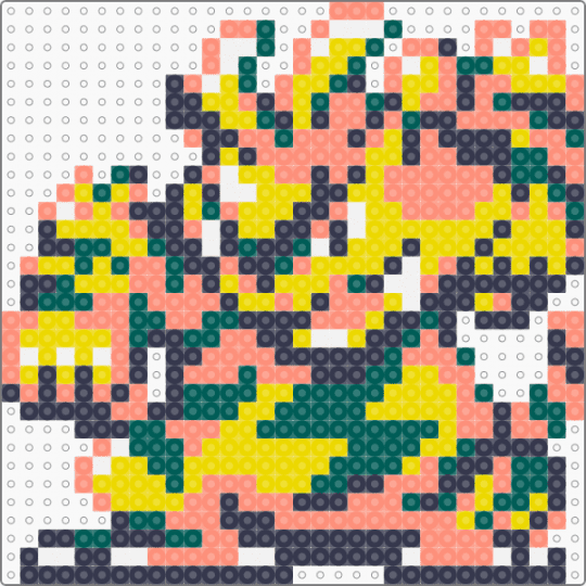 Electabuzz Small - purple,orange,electabuzz,pokemon,pkmn,small,mini,chibi