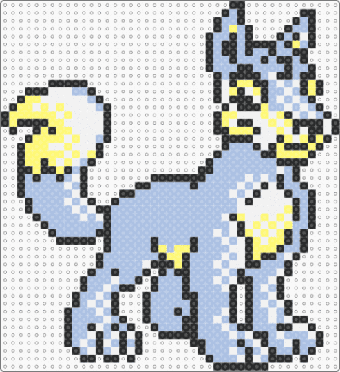 Neopets - Lupe - light blue,neopets,lupe,y2k,nolstalgia