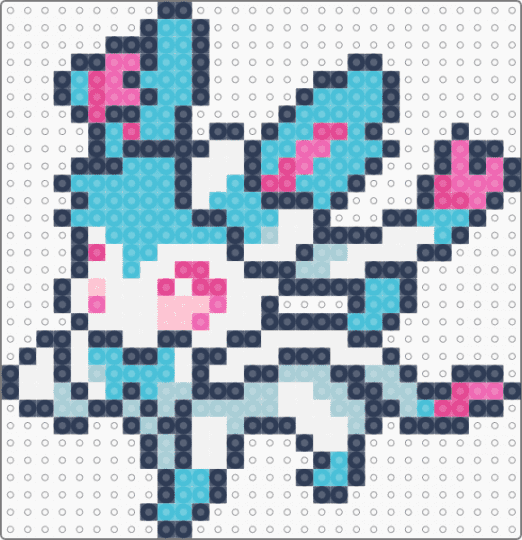 Shiny Sylveon 2 - purple,light blue,shiny,sylveon,pokemon,pkmn