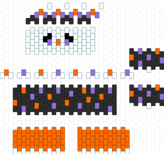Halloween Color Clown Pattern - orange,clown,halloween,3d,charm,cute,jester
