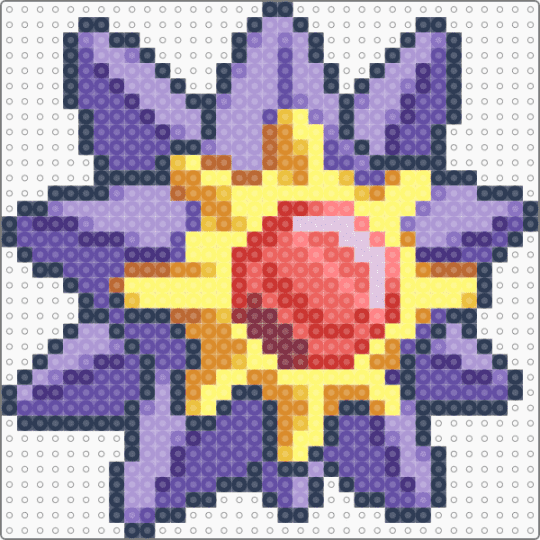 Starmie Small - video game,anime,gaming,pokemon,purple,yellow,pink,starmie,pkmn,small,tiny,mini,chibi