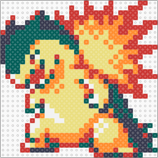 Typhlosion Small - red,orange,yellow,pokemon,typhlosion,pkmn,small,chibi,mini