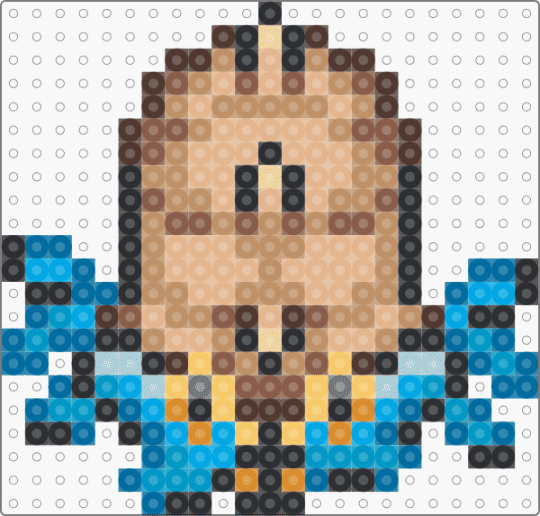 HGSS Omastar - blue,light blue,tan,beige,pokemon,pkmn,heart gold,soul silver,omastar