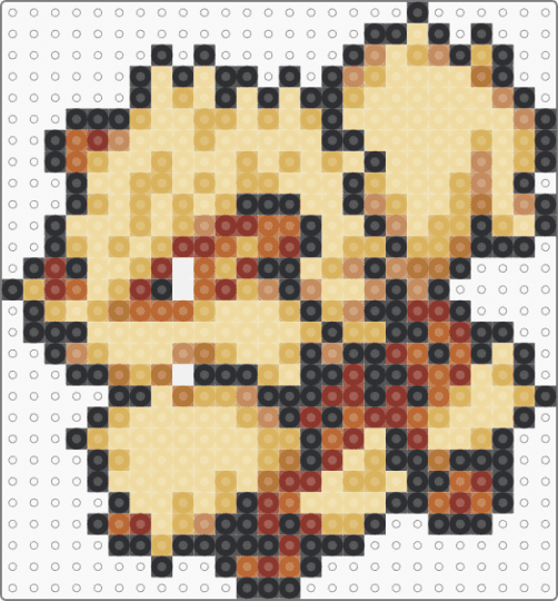Arcanine Sprite - orange,beige,arcanine,pokemon,pkmn,sprite