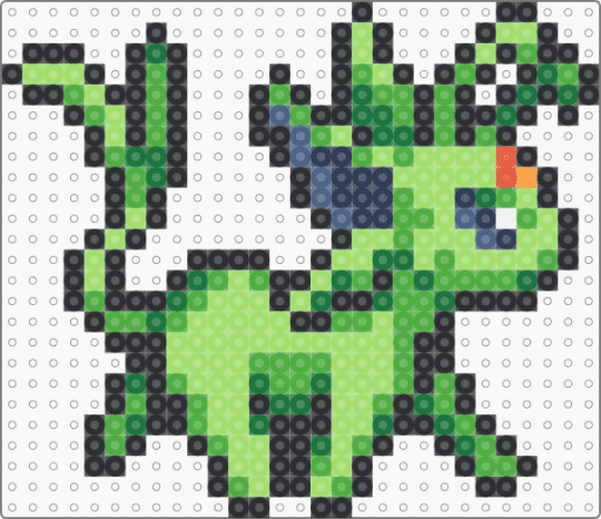 Shiny (Alien) Espeon - green,pokemon,pkmn,shiny,espeon,alien