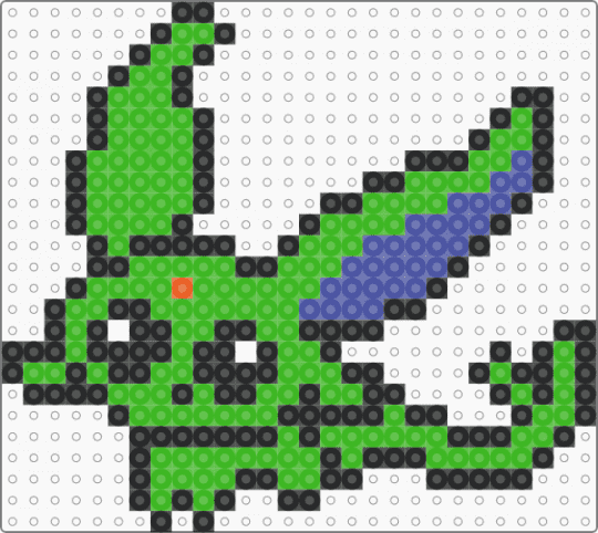 Babie Derp Esspes SHINY - green,derp,chibi,babie,baby,pokemon,pkmn,espeon