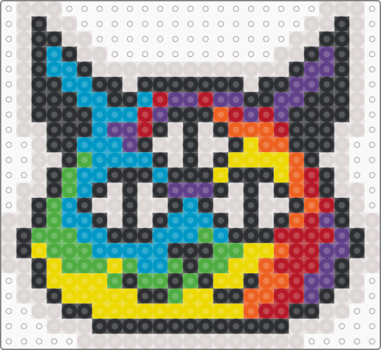 Trippy Cat - light blue,beige,trippy,cat,tie dye,space,alien,kitty,rainbow