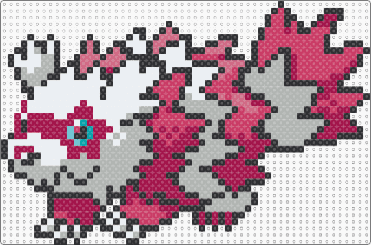 Galarian Zigzagoon *shiny* - beige, galarian, pink, pkmn, pokemon, shiny, sprite, zigzagoon
