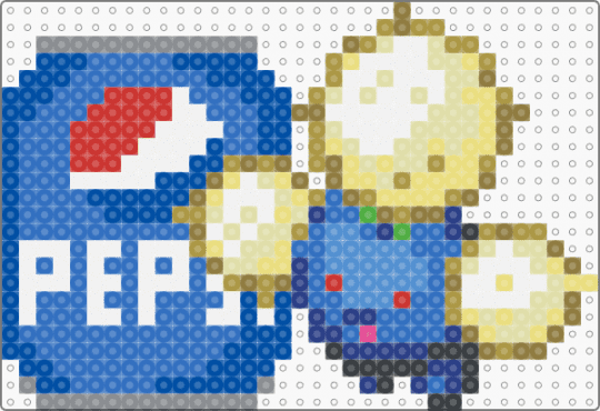 PEBIS JUMPLUFF - blue,gold,yellow