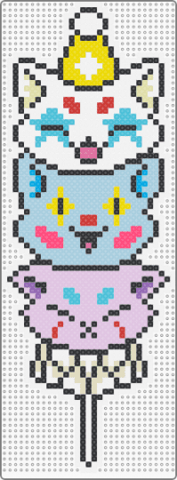 Kitty Clown Popsicle - animal,food,white,light blue,pink,cat,kitty,clown,popsicle,cute