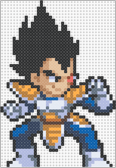 Vegeta - vegeta,anime,manga,character,warrior,black,pink,purple,tan,beige,colorful,dragonball,dbz,dragonballz