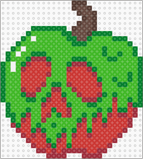 Poison Skull Apple (Halloween) - green,red,poison,apple,halloween,creepy,skull
