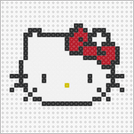 Hello Kitty Head - hello kitty,sanrio,character,bow,white