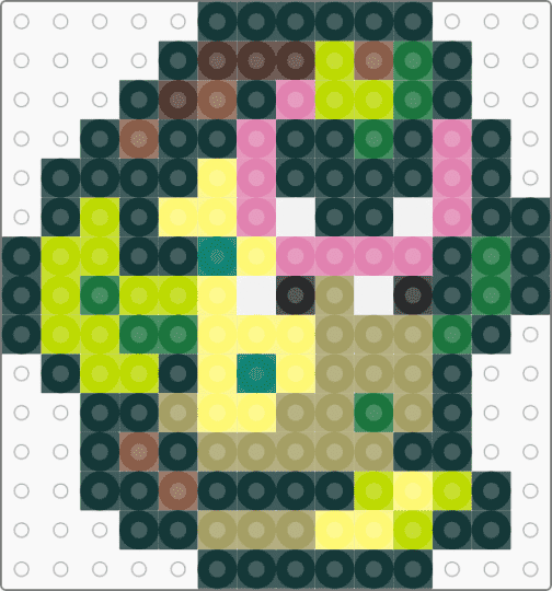 MINI Victreebel - black,gold,green,yellow,colorful,victreebel,mini,tiny,pokemon,pkmn