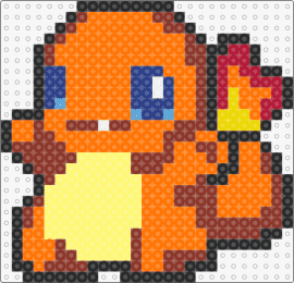 Baby Charmander - charmander,pokemon,cute,charmeleon,charizard,fiery spirit,bright orange,iconic s