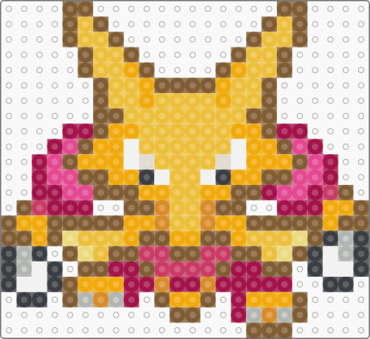 HGSS Shiny Alakazam - tan,pink,yellow,orange,hgss,heart gold,soul silver,pokemon,pkmn,shiny,alakazam