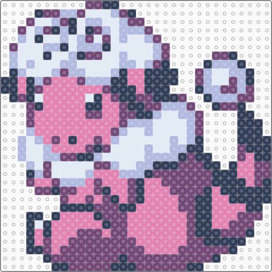 Flaaffy Small - purple,pink,flaaffy,pokemon,pkmn,small,mini,chibi,tiny