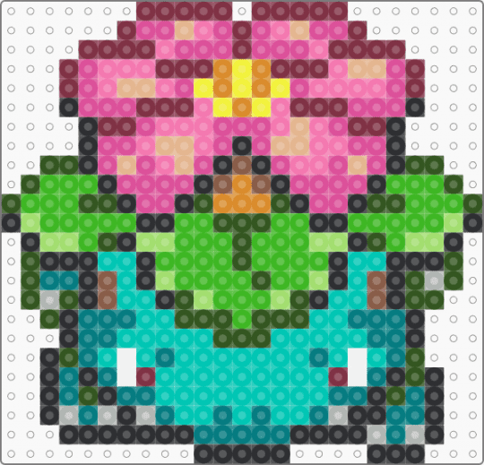 HGSS Venusaur - gold,green,pink,colorful,venusaur,pokemon,pkmn,hgss,heartgold,soulsilver