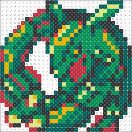Rayquaza Small - gray,green,rayquaza,pokemon,pkmn,small,mini,chibi