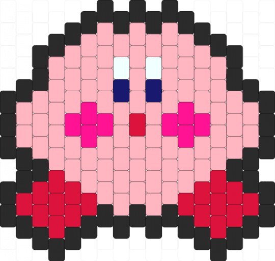 Kirby Flat Charm - pink,kirby,charm