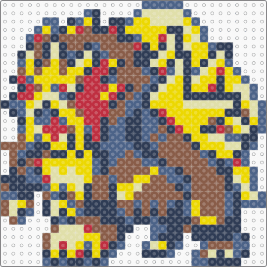 Entei Small - purple,yellow,tan,entei,pokemon,pkmn,small,mini,chibi