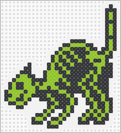 Bright Green Skeleton Cat - green,white,halloween,cat,skeleton,kitty