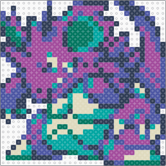 Nidoking Small - purple,pink,nidoking,pokemon,pkmn,small,mini,chibi