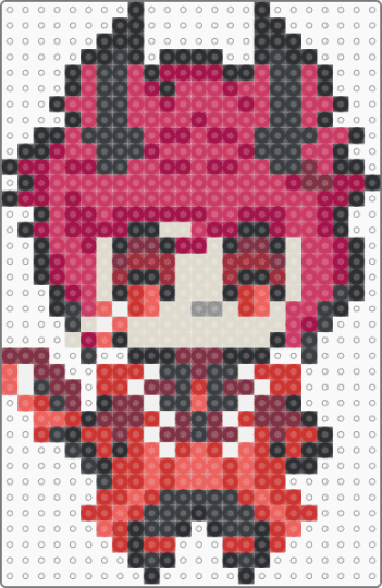 Hazbin Hotel - Alastor - red,pink,hazbin,hotel,alastor,chibi